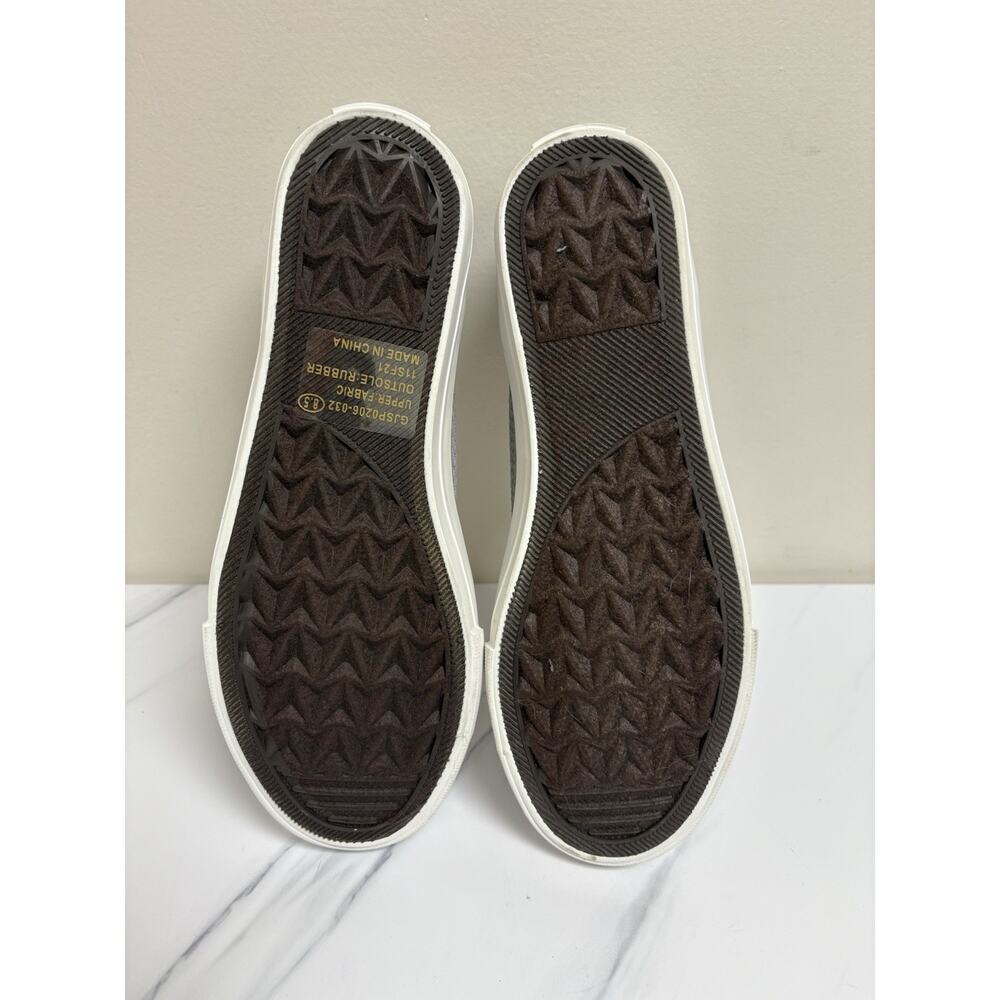 Gypsy Jazz Gray Knit Sneakers Women’s Size 8.5 Low Top Lace Up Casual Shoes - Picture 6 of 7